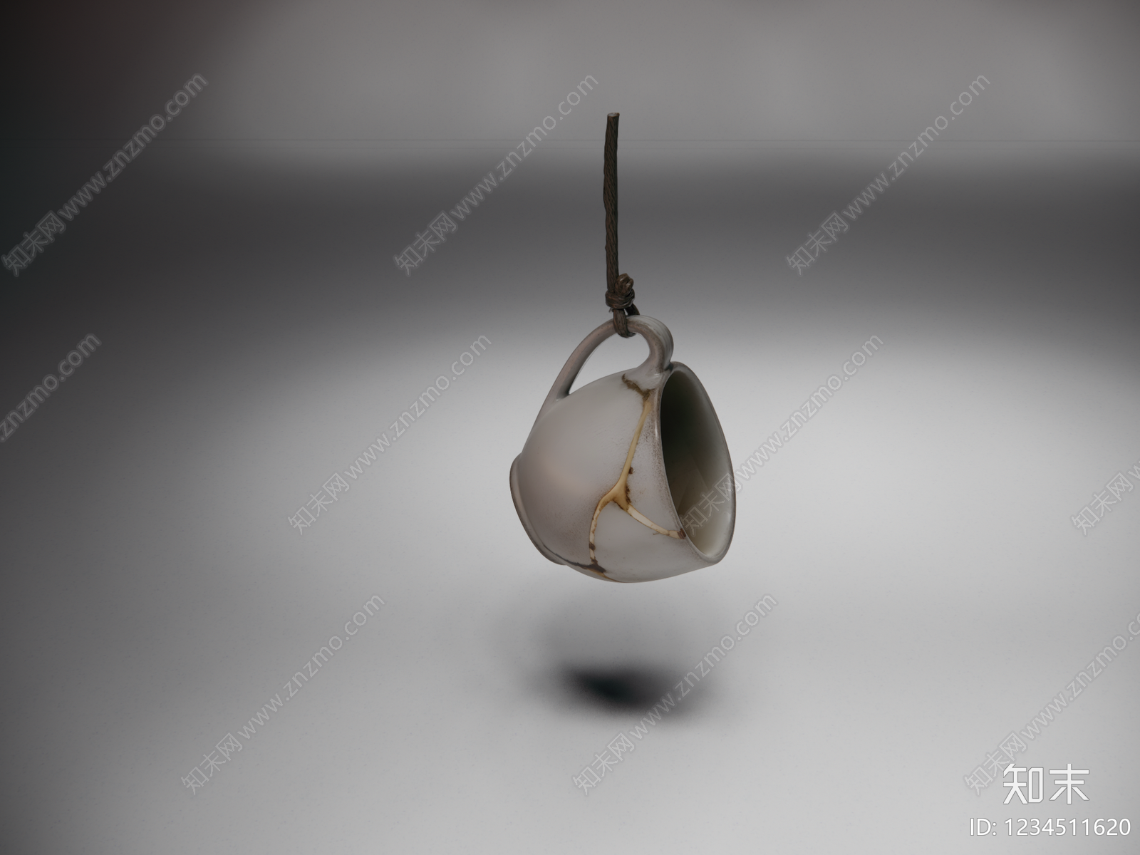 侘寂挂件SU模型下载【ID:1234511620】