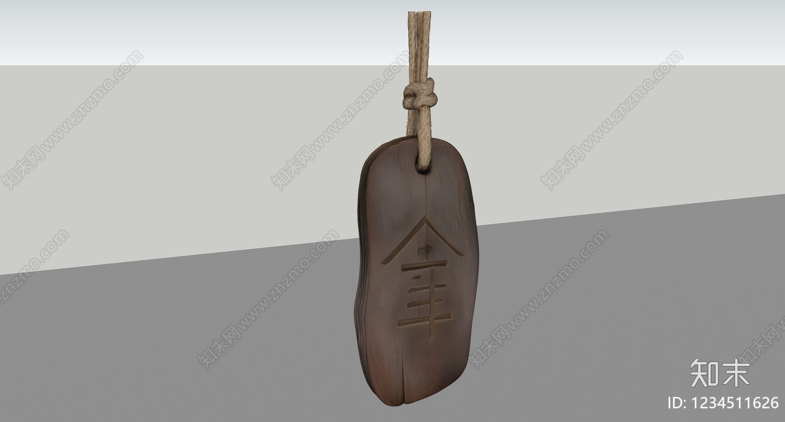 中式挂件SU模型下载【ID:1234511626】