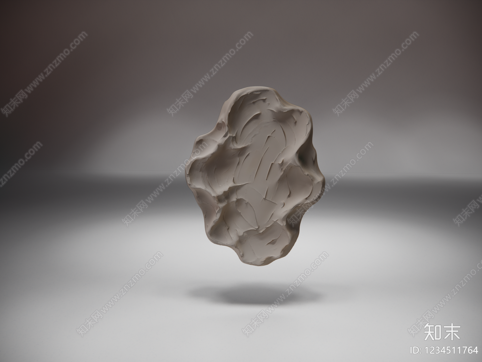 侘寂雕塑摆件SU模型下载【ID:1234511764】