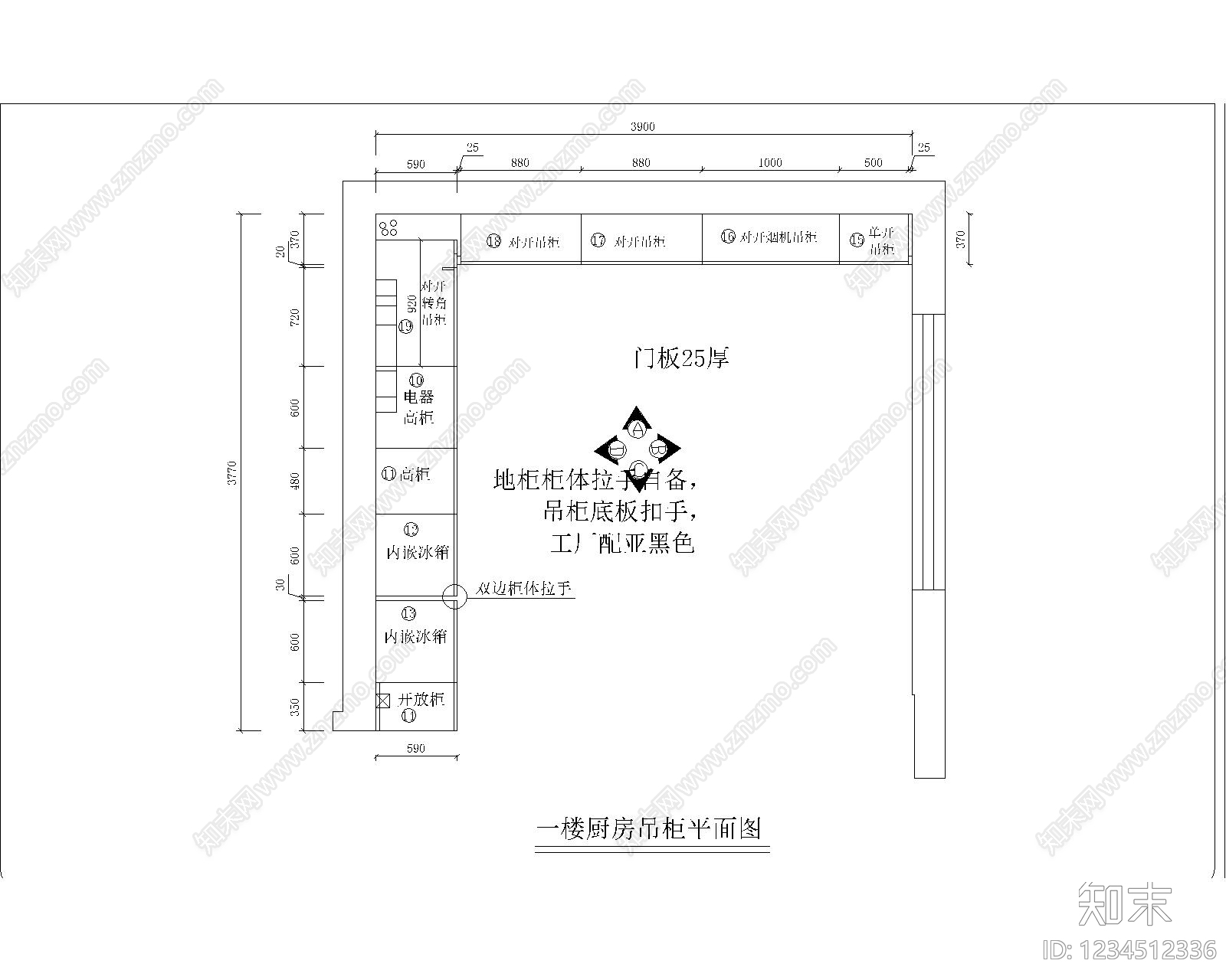 家具图库cad施工图下载【ID:1234512336】