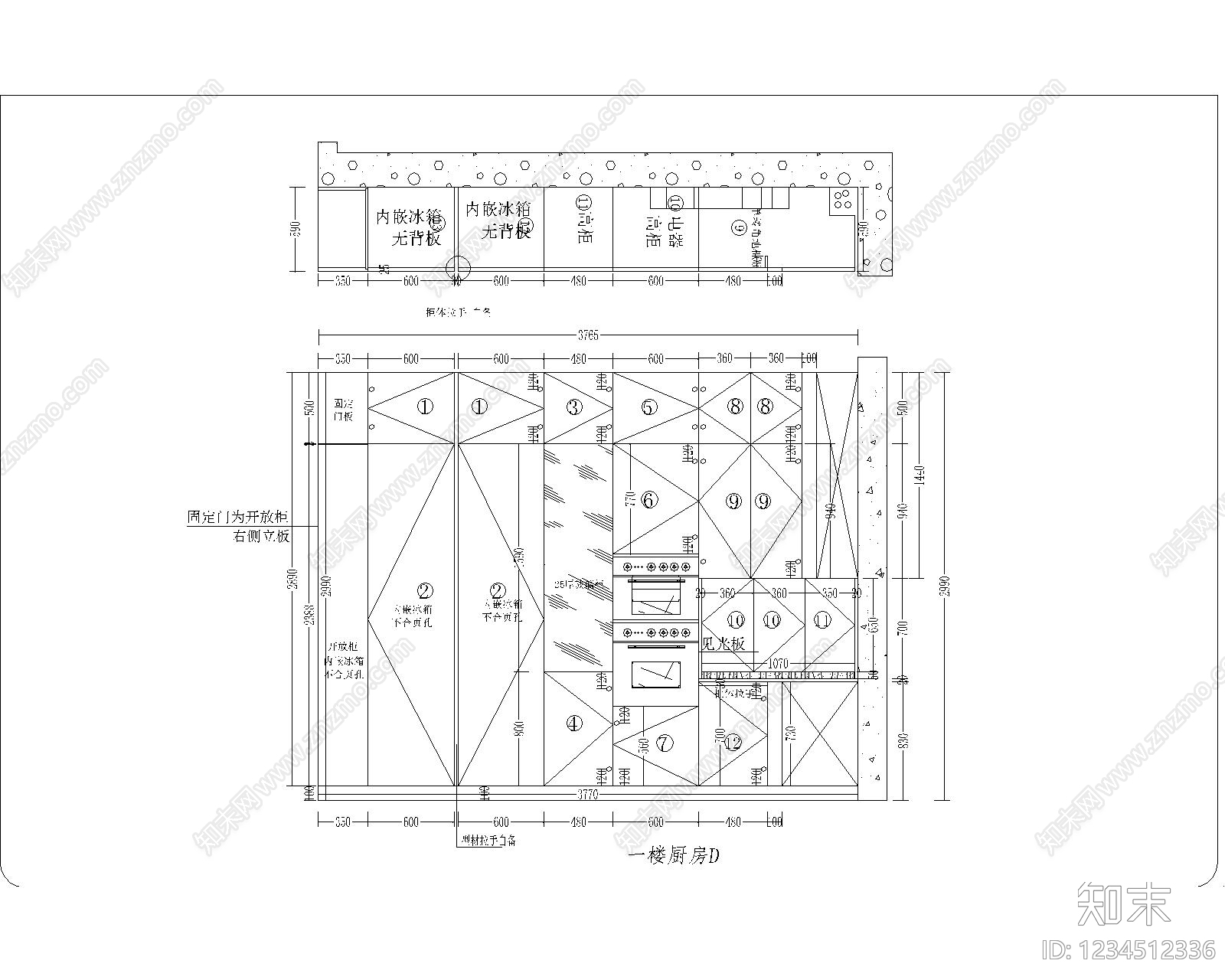 家具图库cad施工图下载【ID:1234512336】