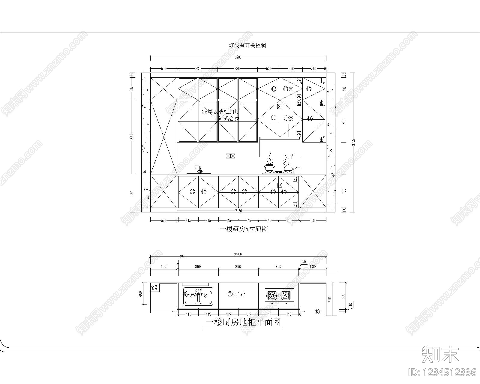家具图库cad施工图下载【ID:1234512336】