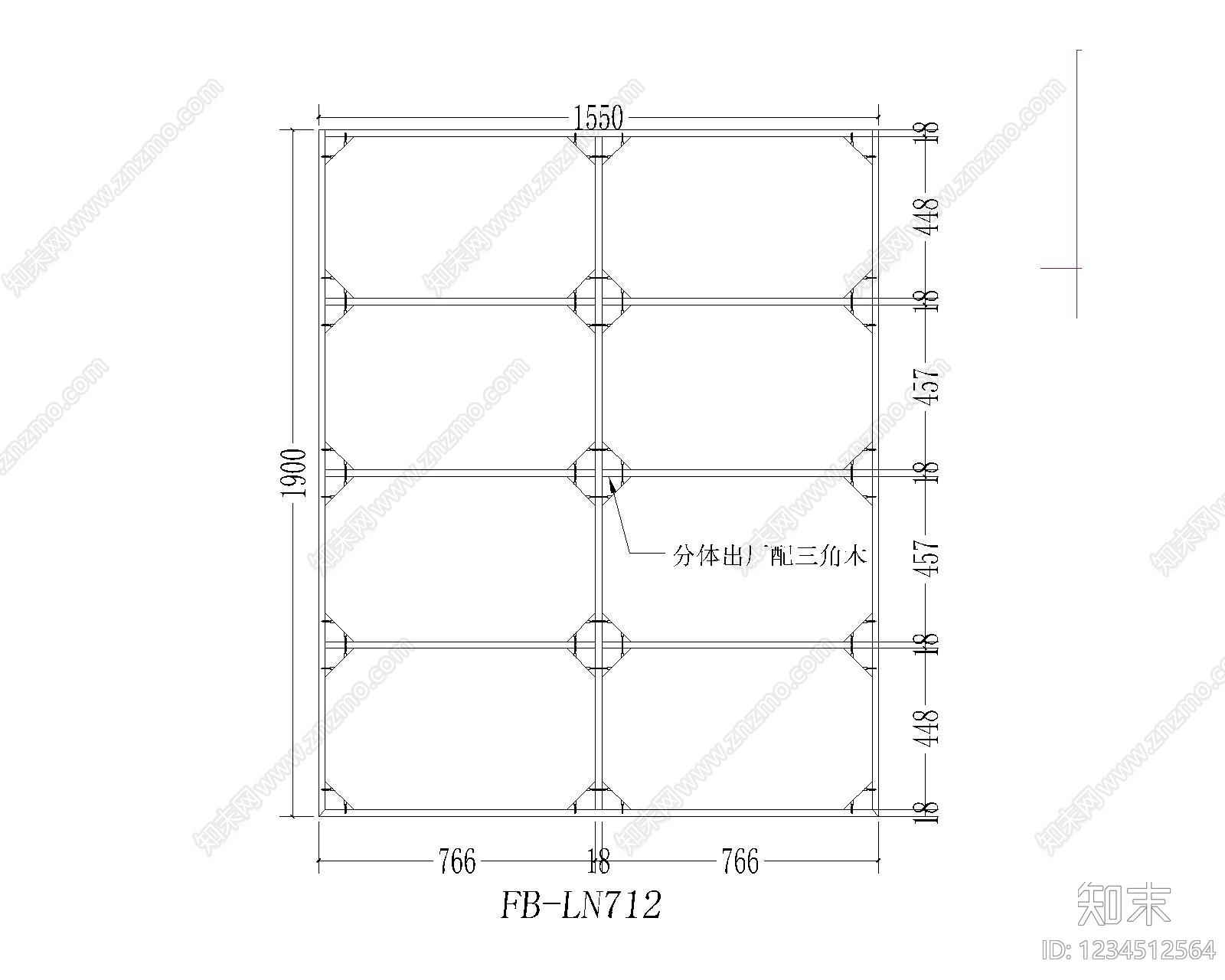 家具图库cad施工图下载【ID:1234512564】