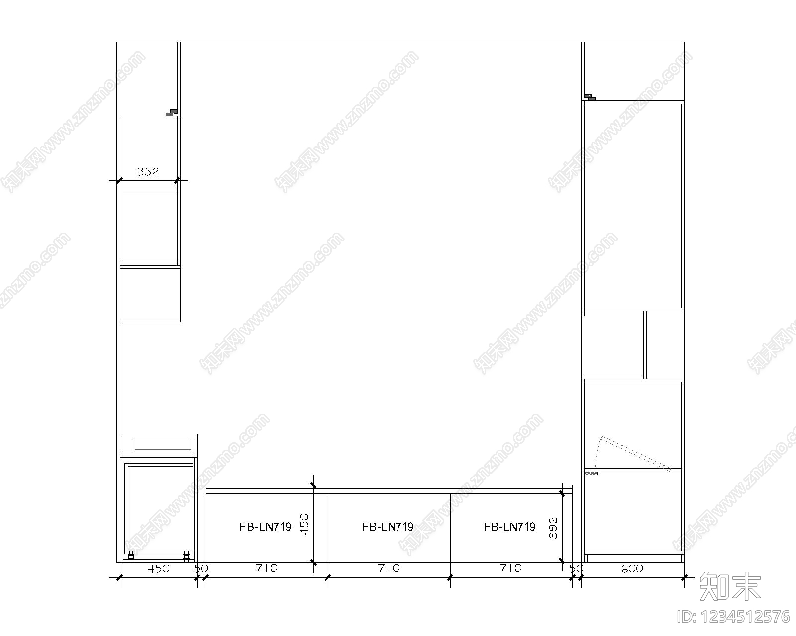 综合家具节点cad施工图下载【ID:1234512576】