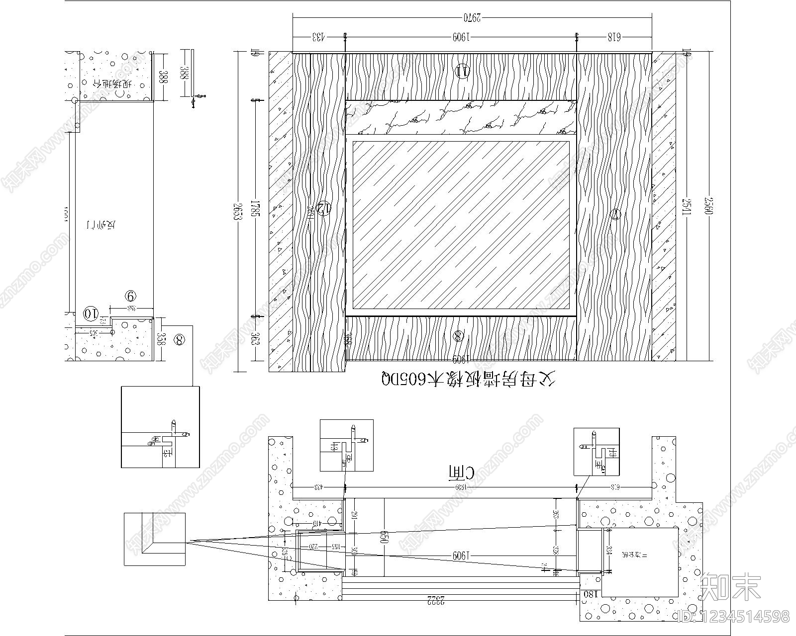 综合家具节点cad施工图下载【ID:1234514598】