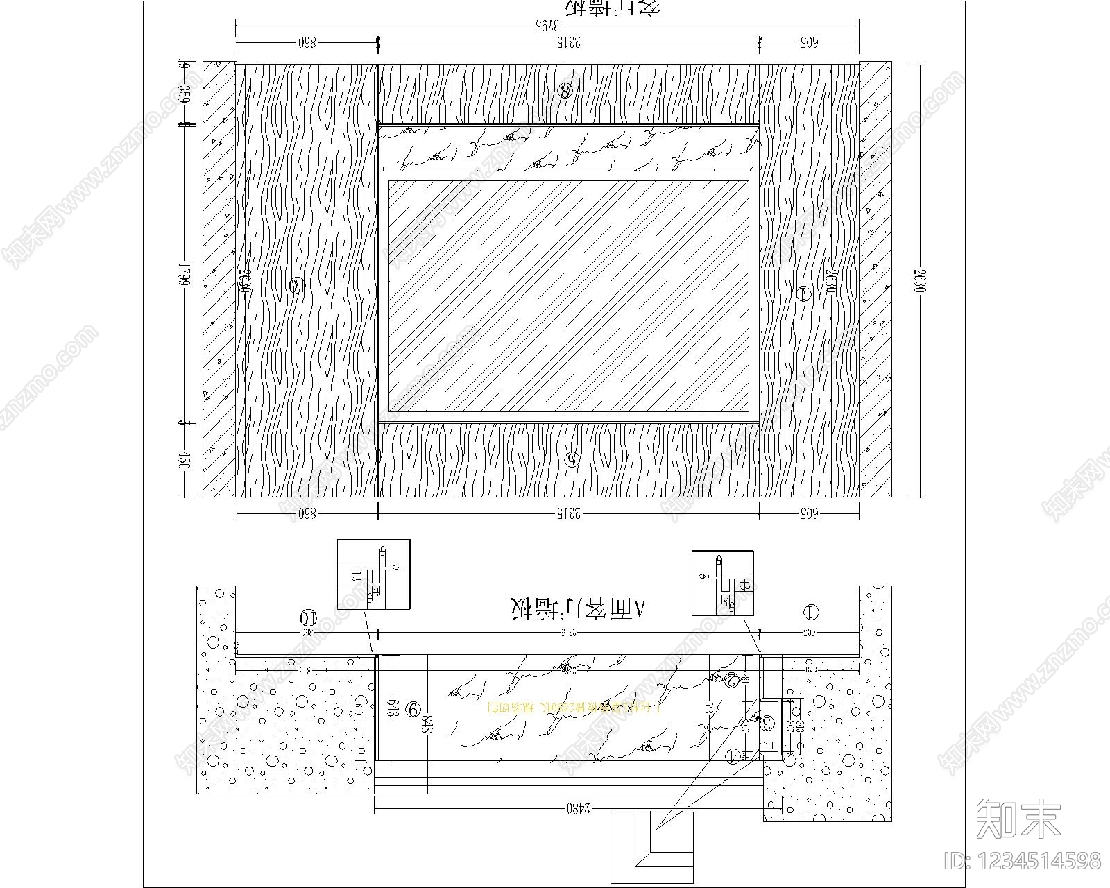 综合家具节点cad施工图下载【ID:1234514598】
