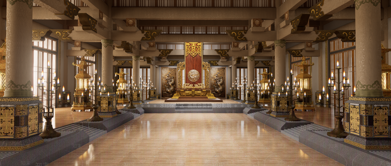 中式影视SU模型下载【ID:1234515637】