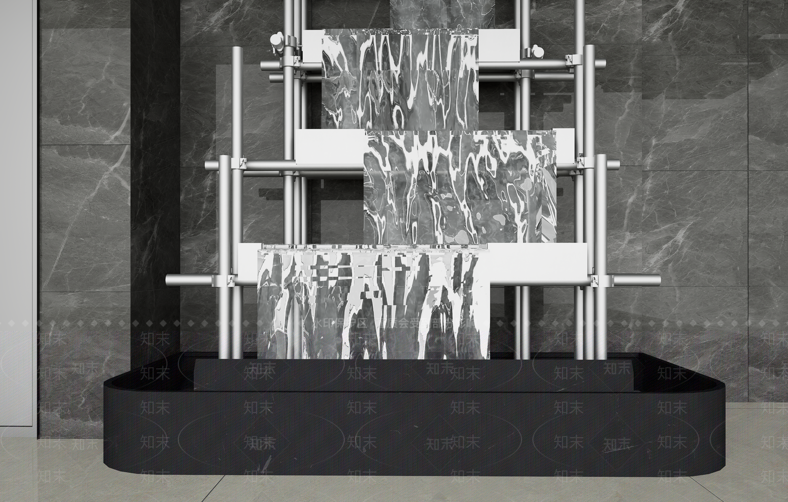 现代简约商业综合体景观SU模型下载【ID:1234518453】