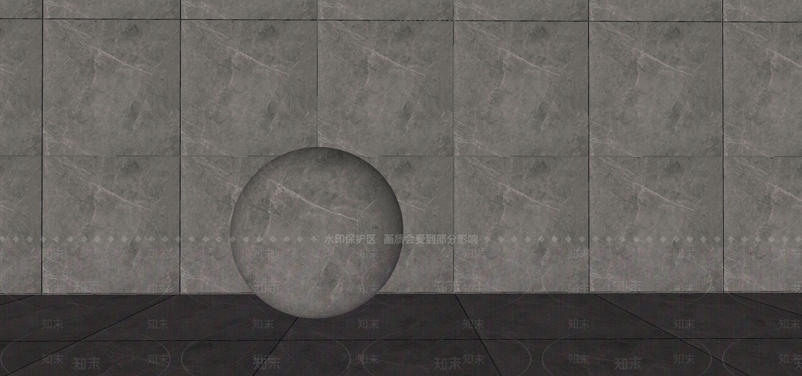 意式极简石材SU模型下载【ID:1234517591】