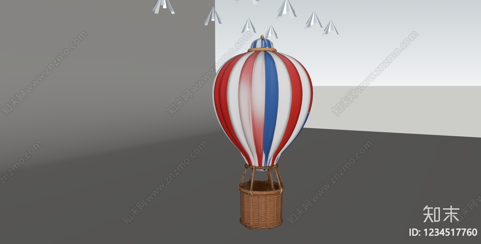 复古雕塑摆件SU模型下载【ID:1234517760】