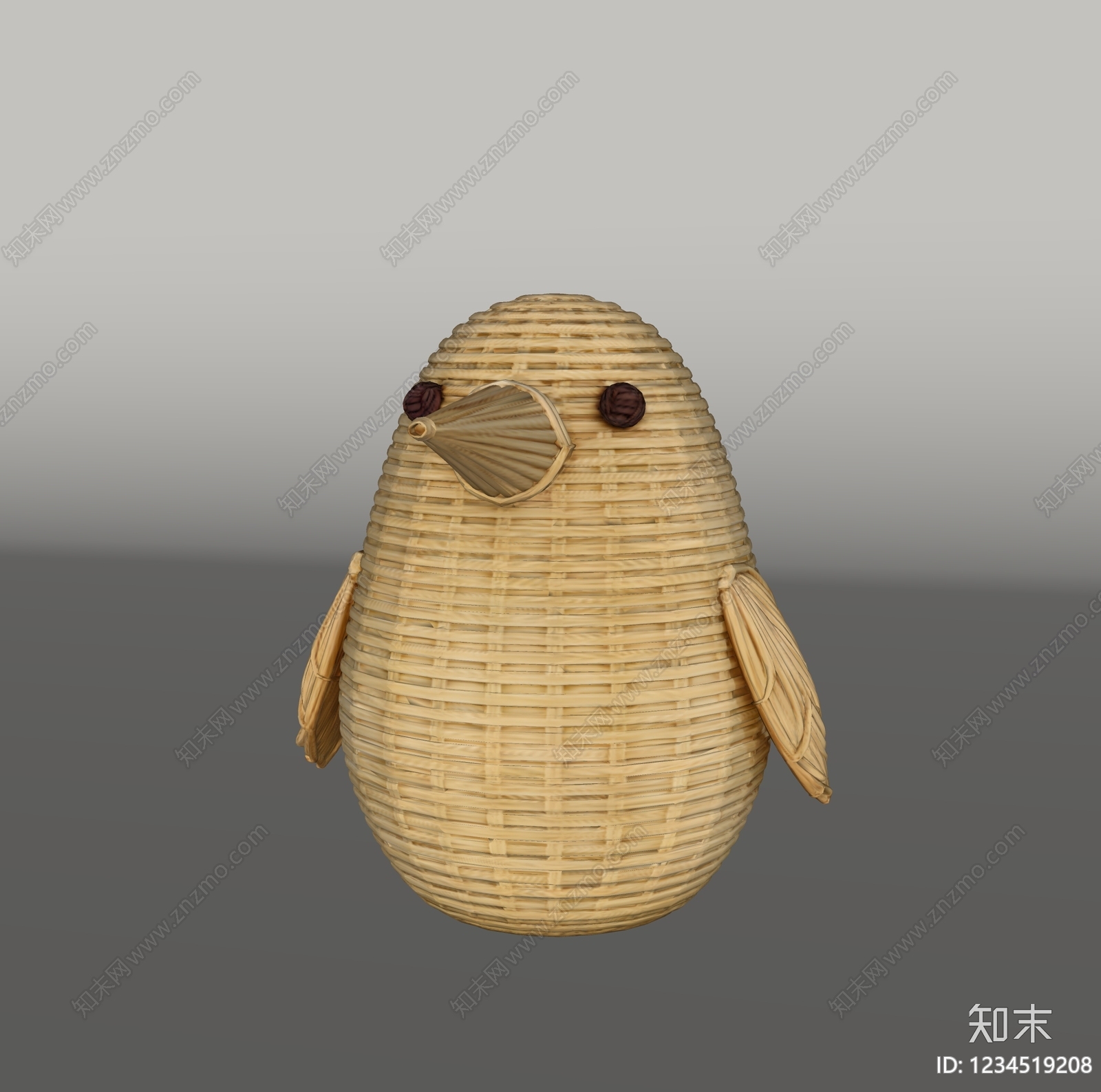 日式雕塑摆件SU模型下载【ID:1234519208】