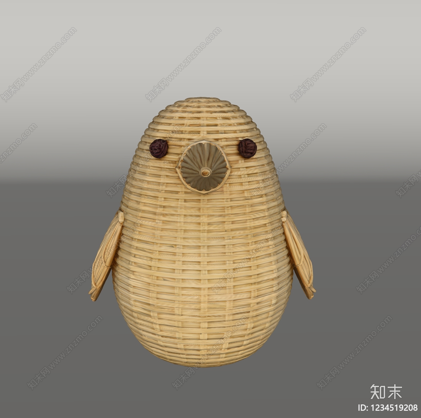 日式雕塑摆件SU模型下载【ID:1234519208】