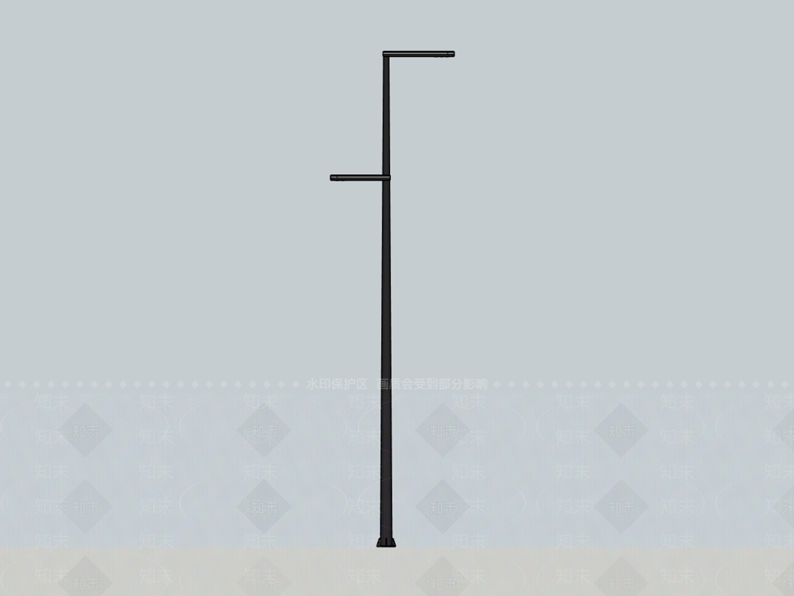 现代景观灯SU模型下载【ID:1234520194】