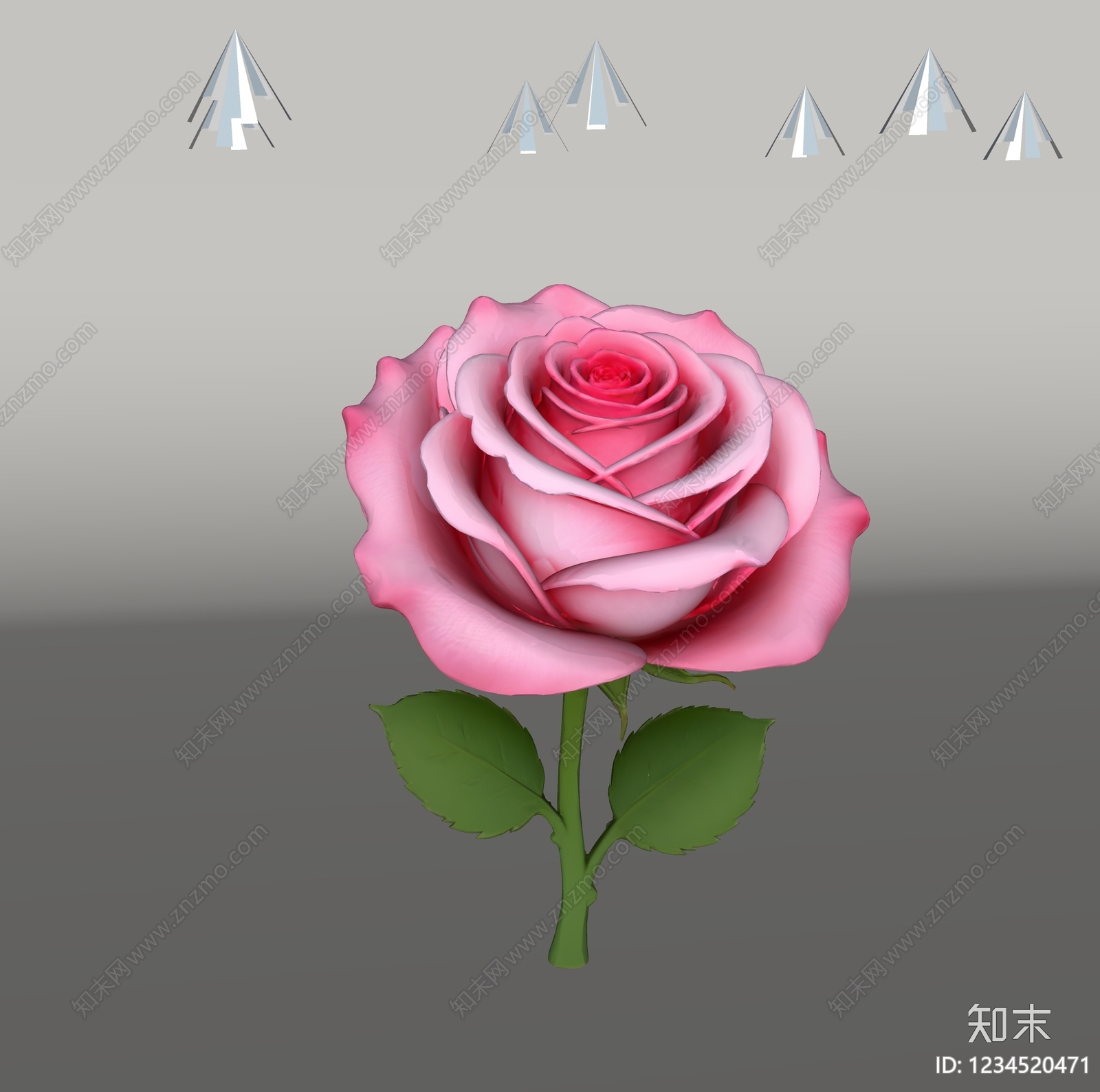 花草SU模型下载【ID:1234520471】