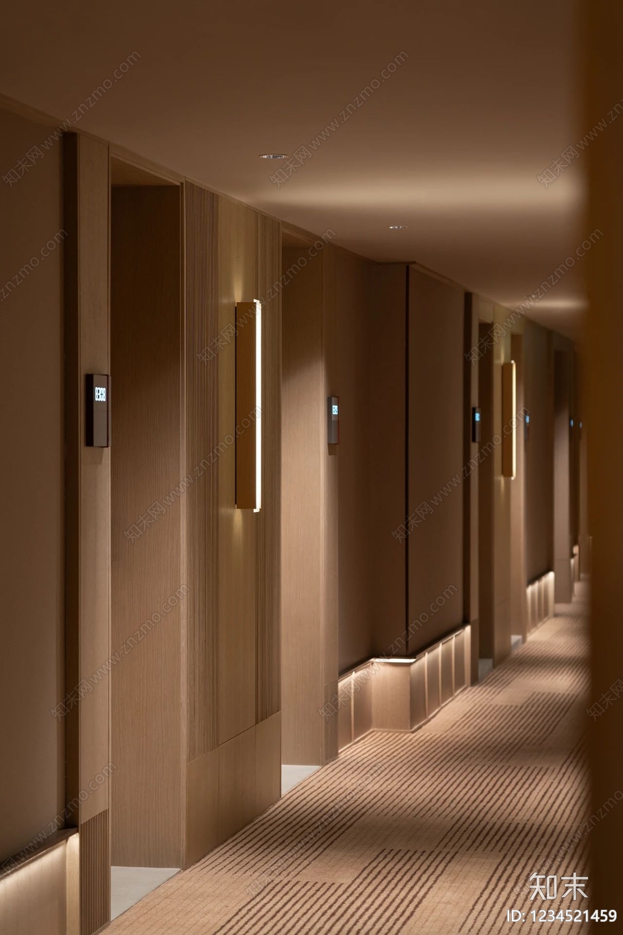 酒店公区cad施工图下载【ID:1234521459】