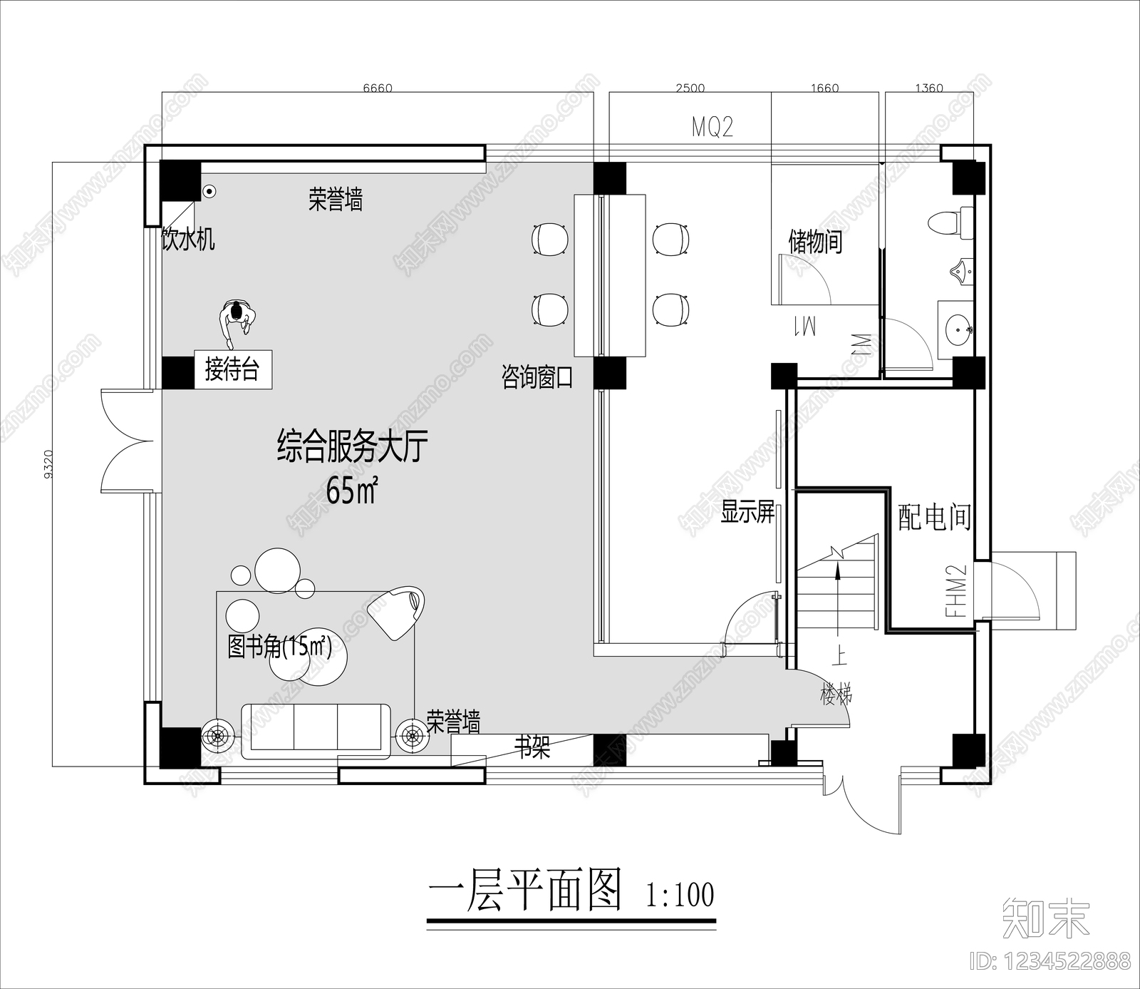 工装平面图cad施工图下载【ID:1234522888】