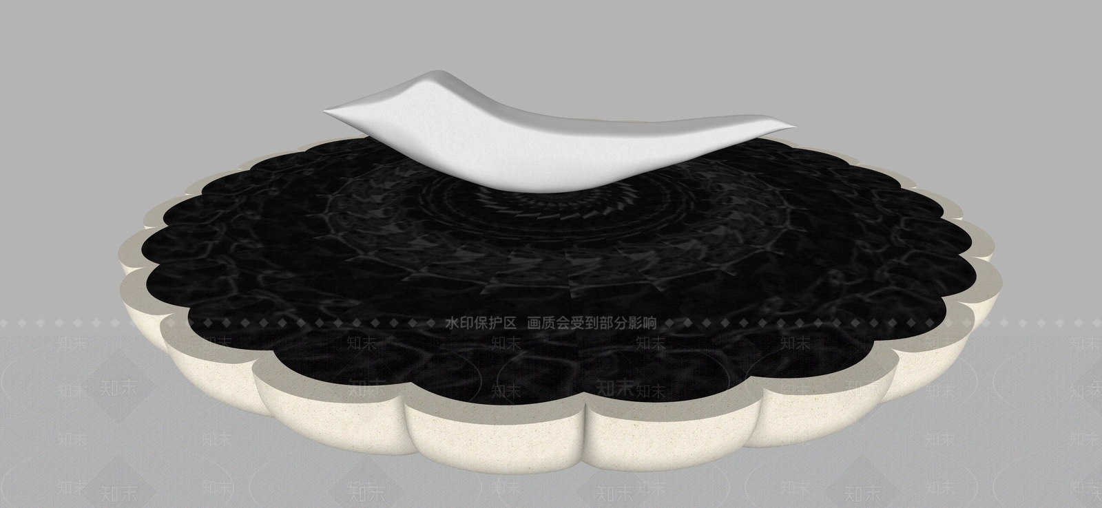 极简雕塑摆件SU模型下载【ID:1234523980】