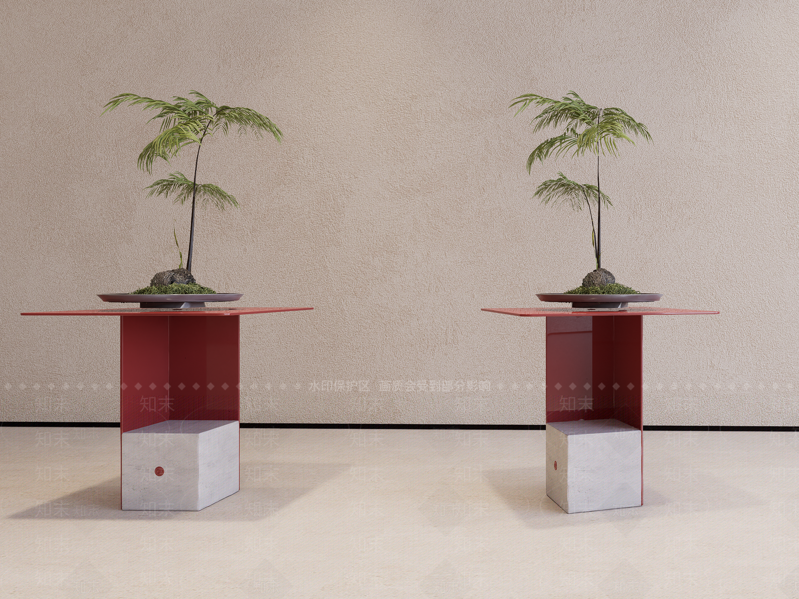 极简花几SU模型下载【ID:1234524781】
