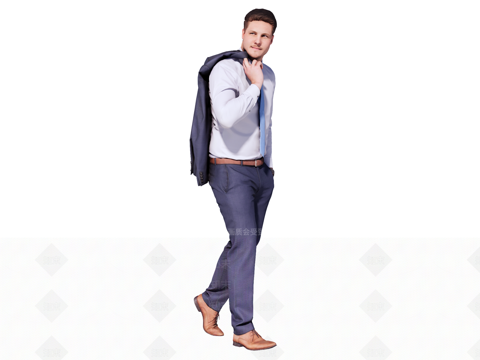 男人SU模型下载【ID:1234529614】