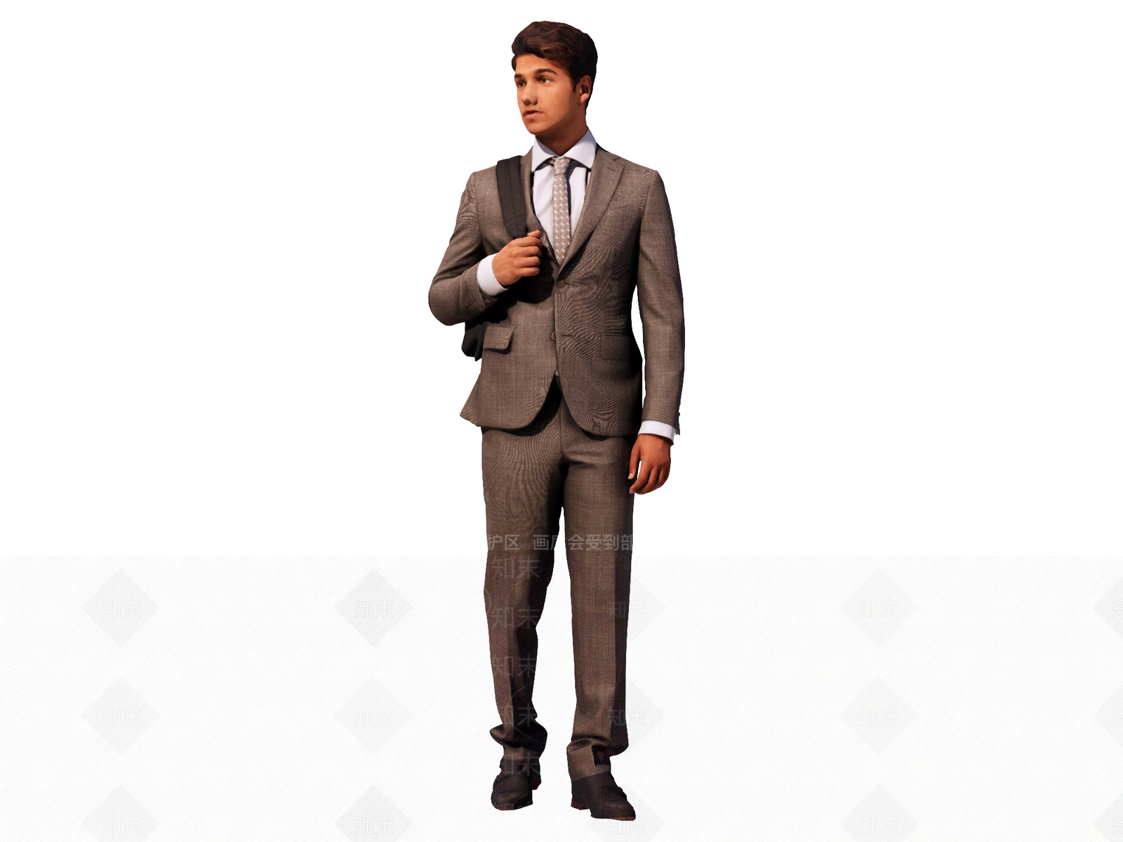 男人SU模型下载【ID:1234530756】