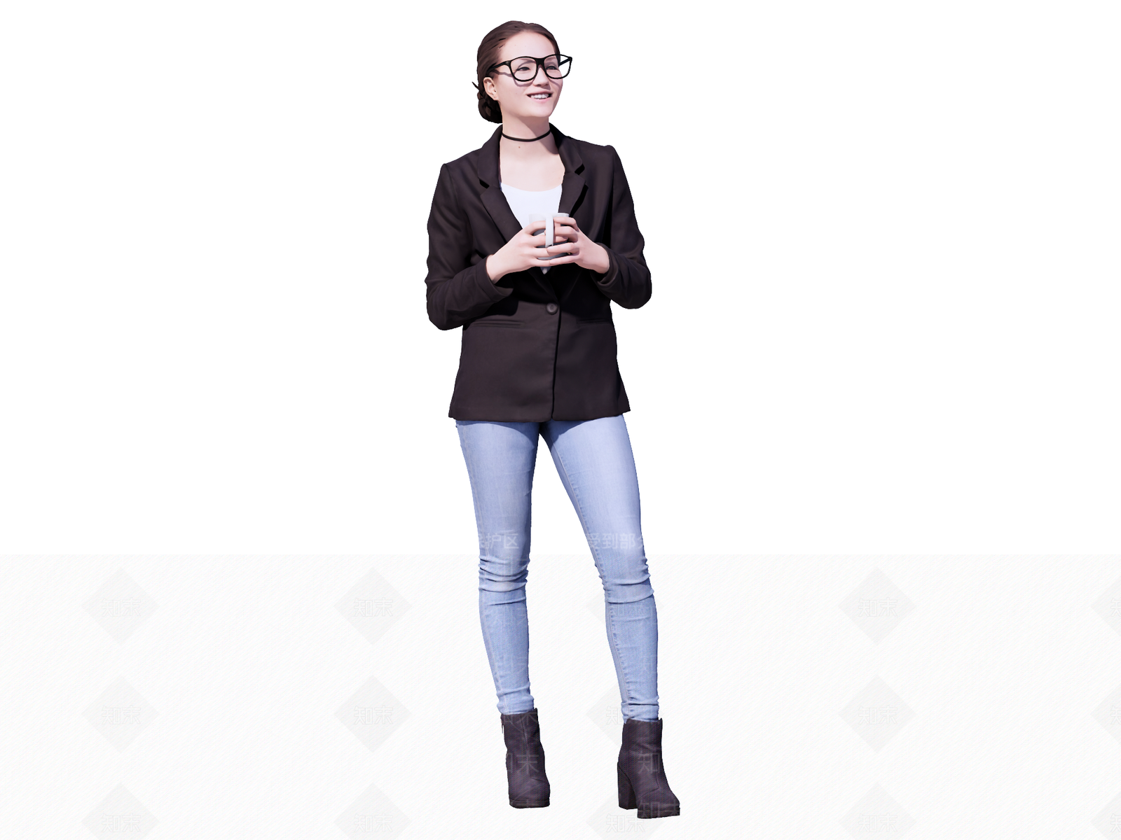 女人SU模型下载【ID:1234531586】