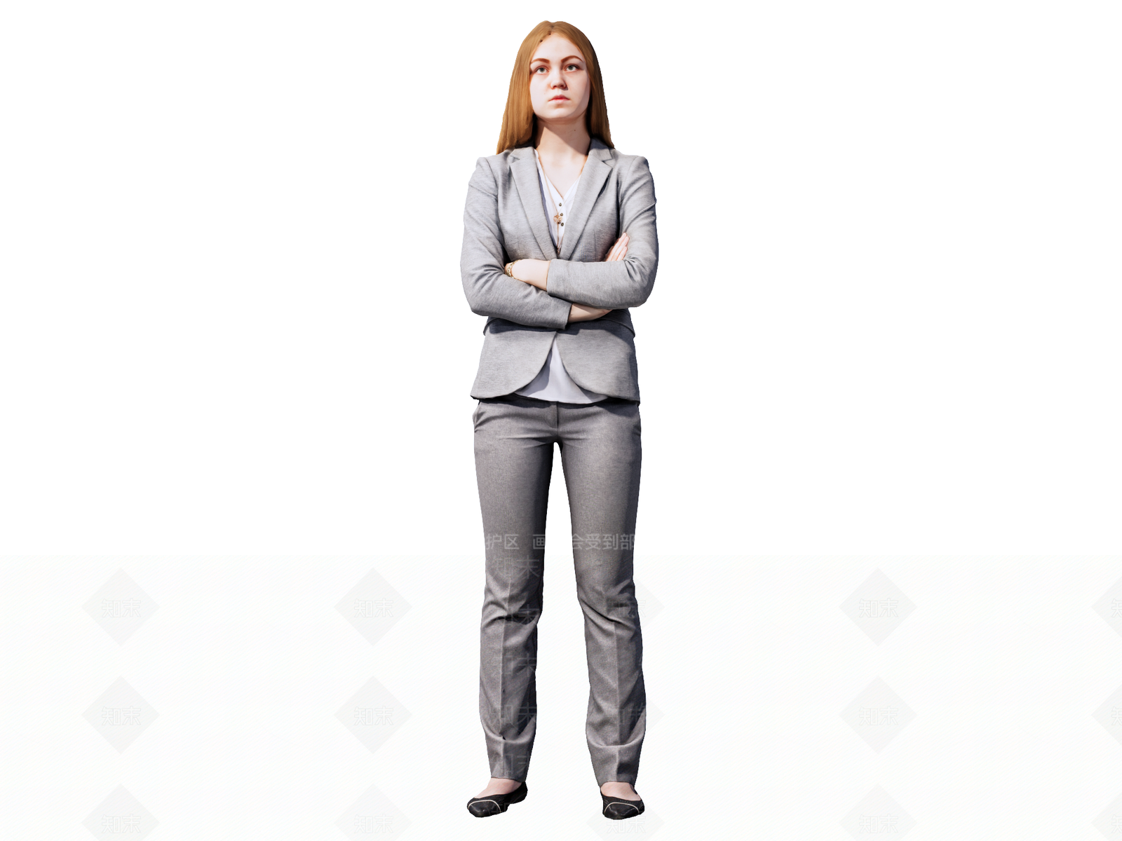 女人SU模型下载【ID:1234532642】