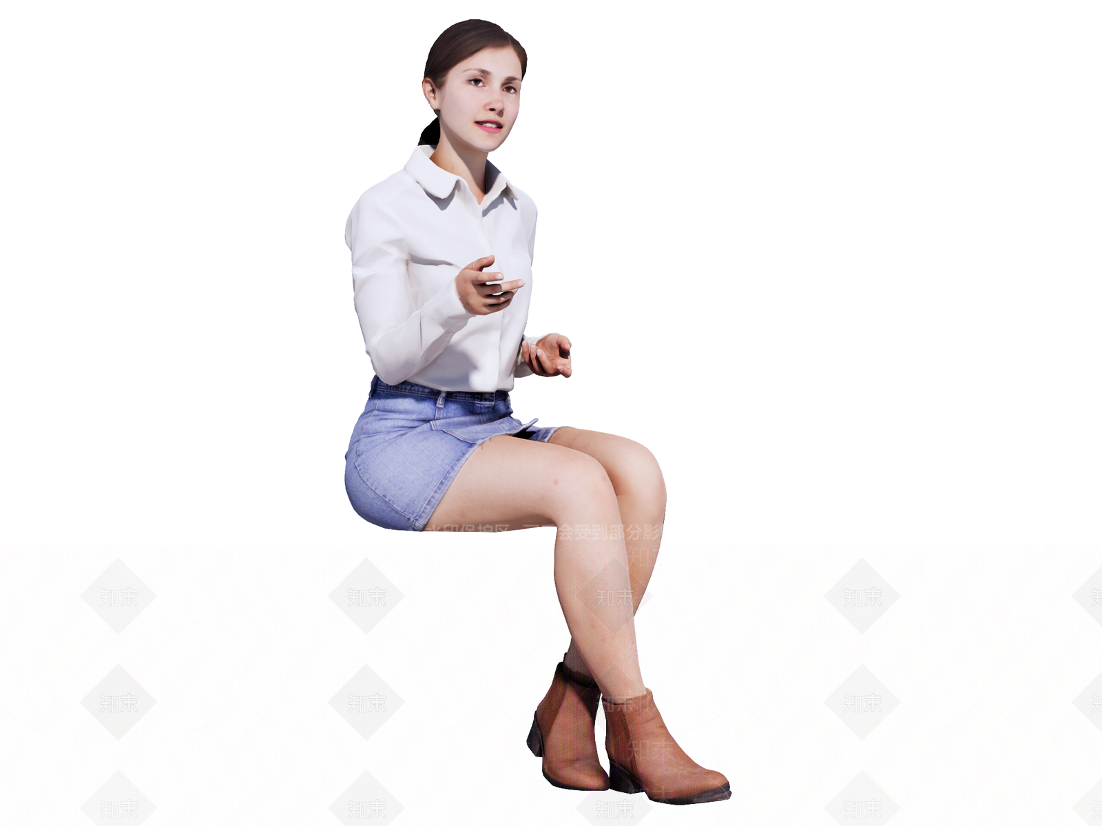 女人SU模型下载【ID:1234533604】