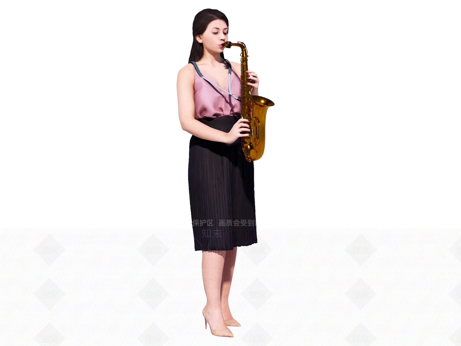 女人SU模型下载【ID:1234537702】