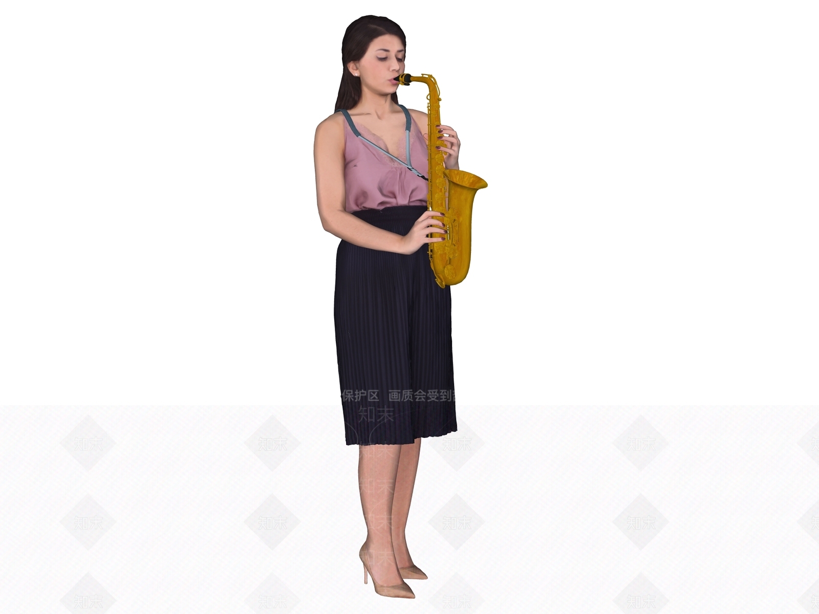 女人SU模型下载【ID:1234537702】