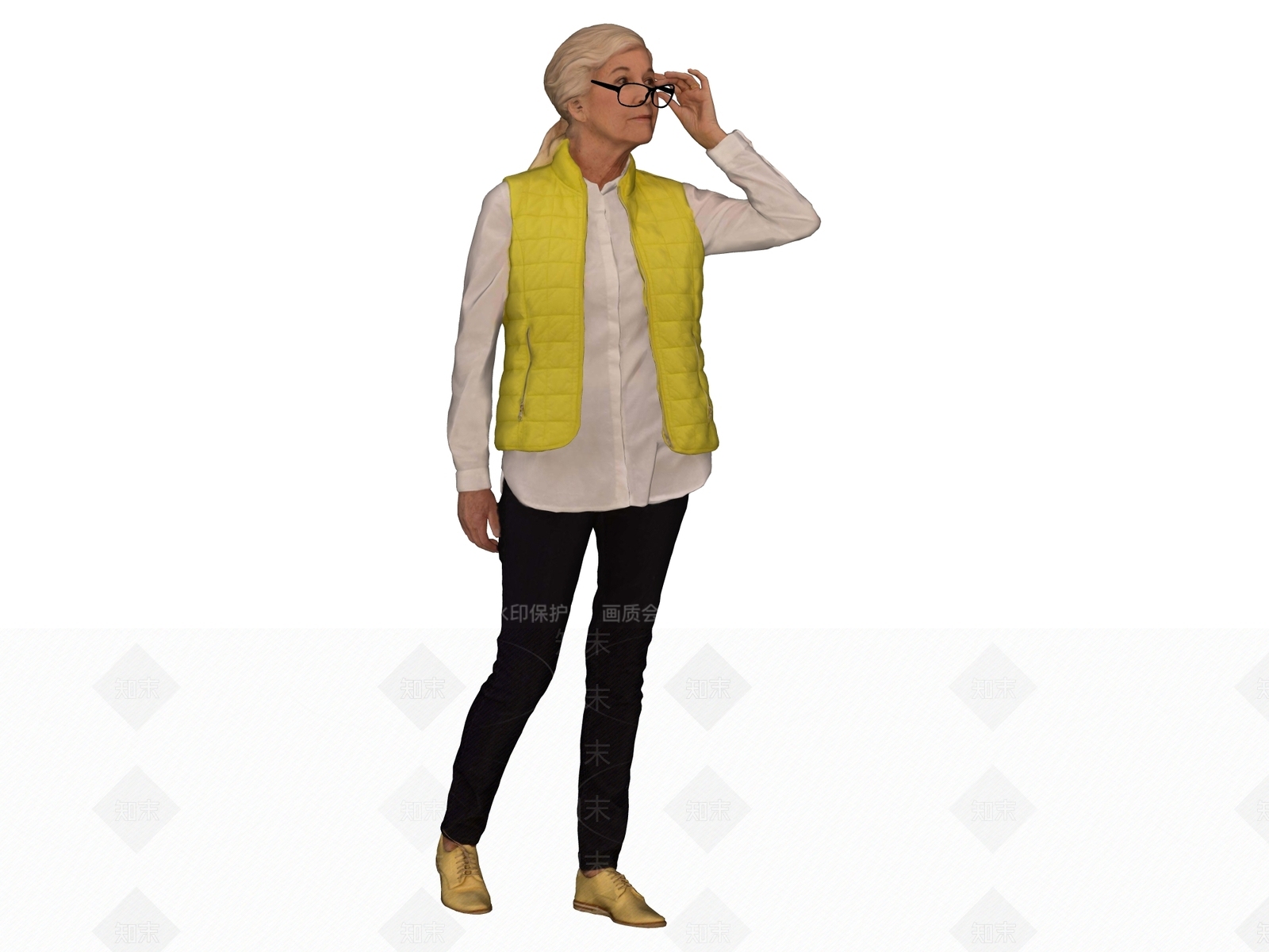 女人SU模型下载【ID:1234545278】