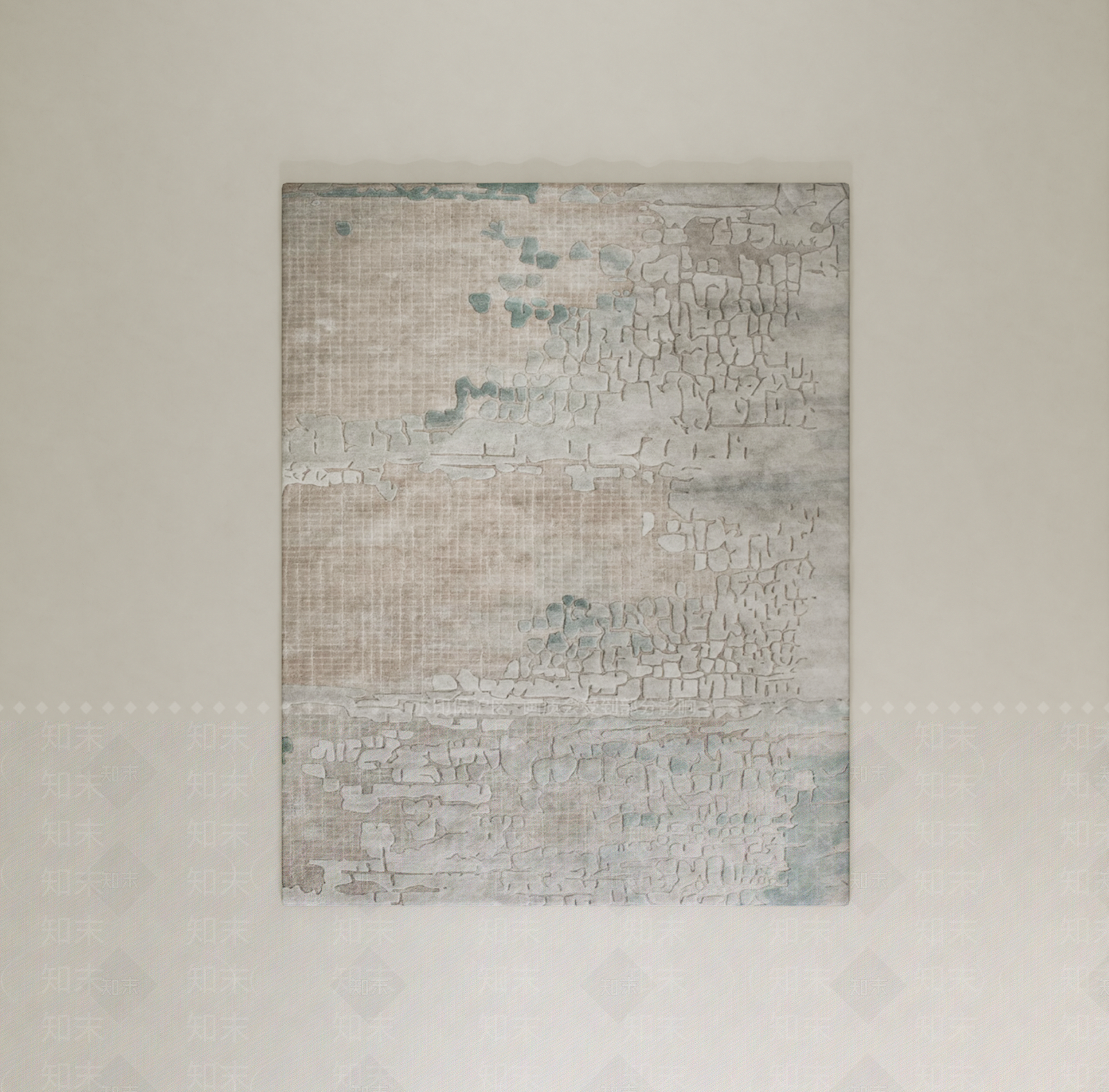 现代简约地毯SU模型下载【ID:1234547047】