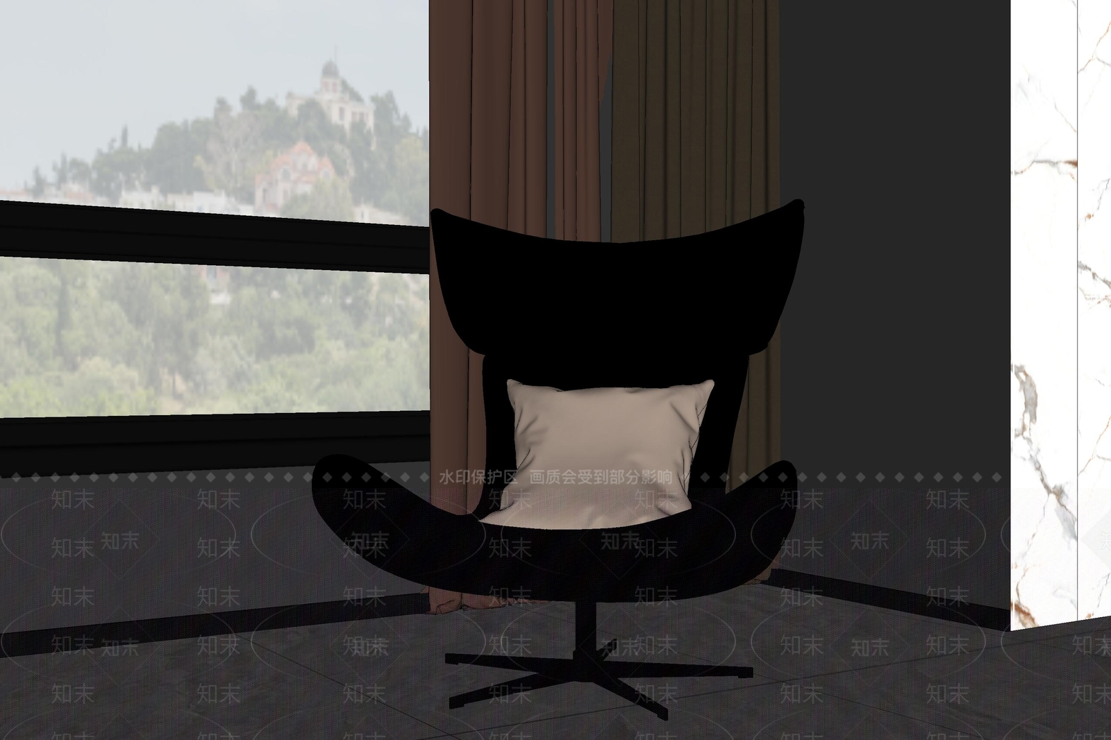 意式极简休闲椅SU模型下载【ID:1234548115】