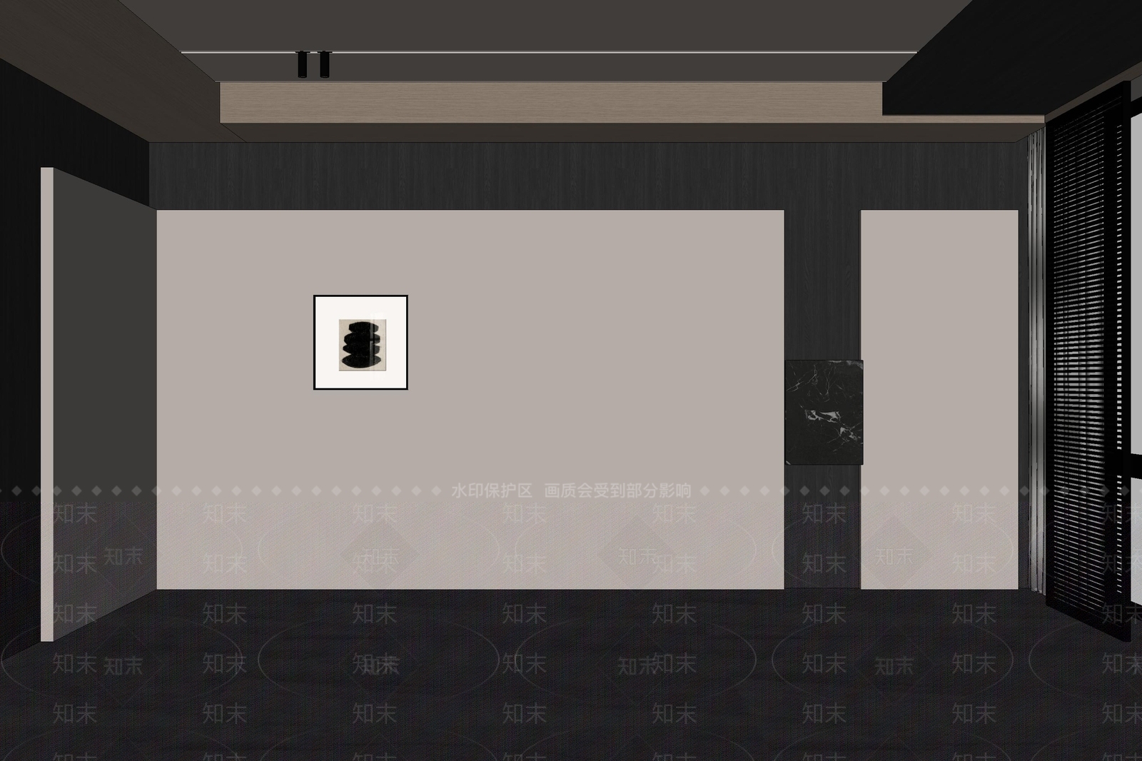 极简隔断SU模型下载【ID:1234548243】