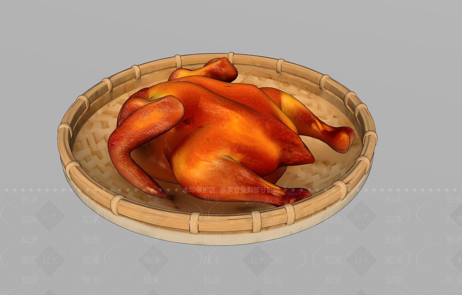 中式食物饮料SU模型下载【ID:1234548419】