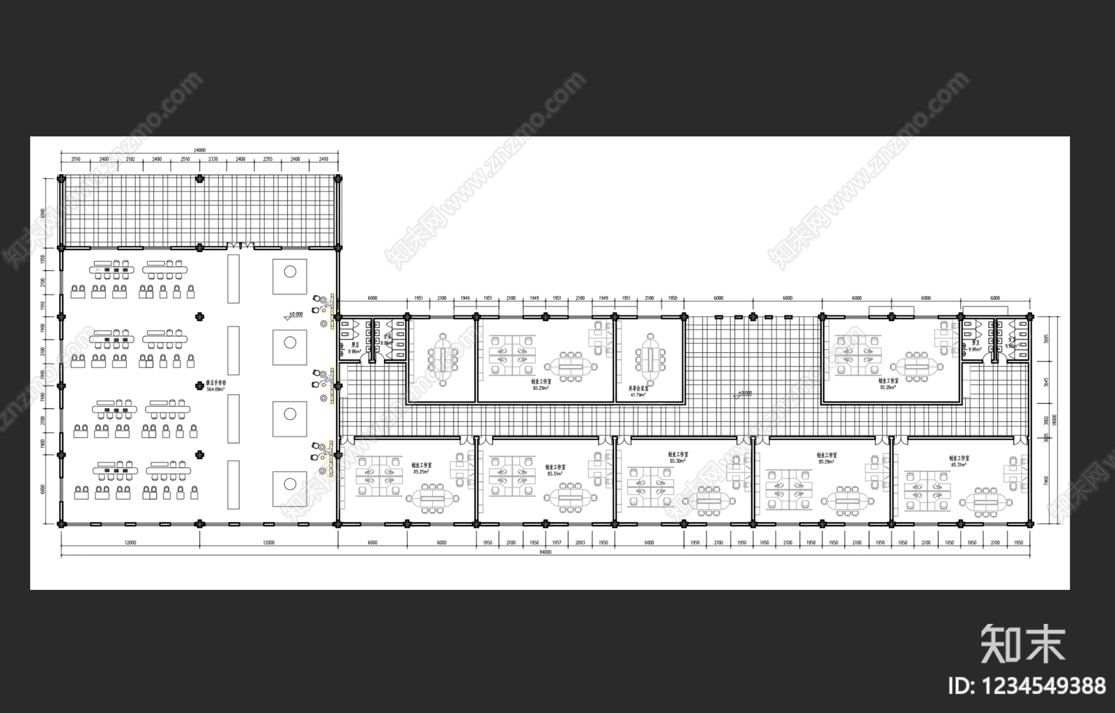 其他建筑cad施工图下载【ID:1234549388】