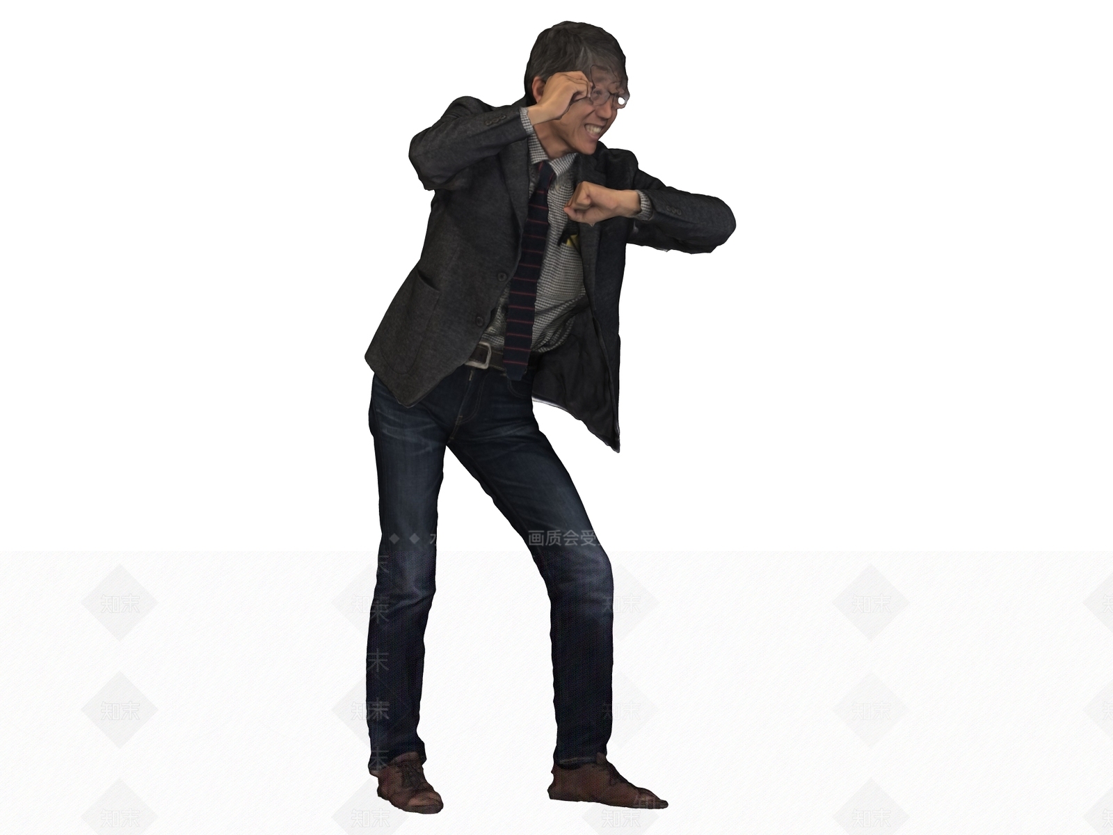 男人SU模型下载【ID:1234550613】