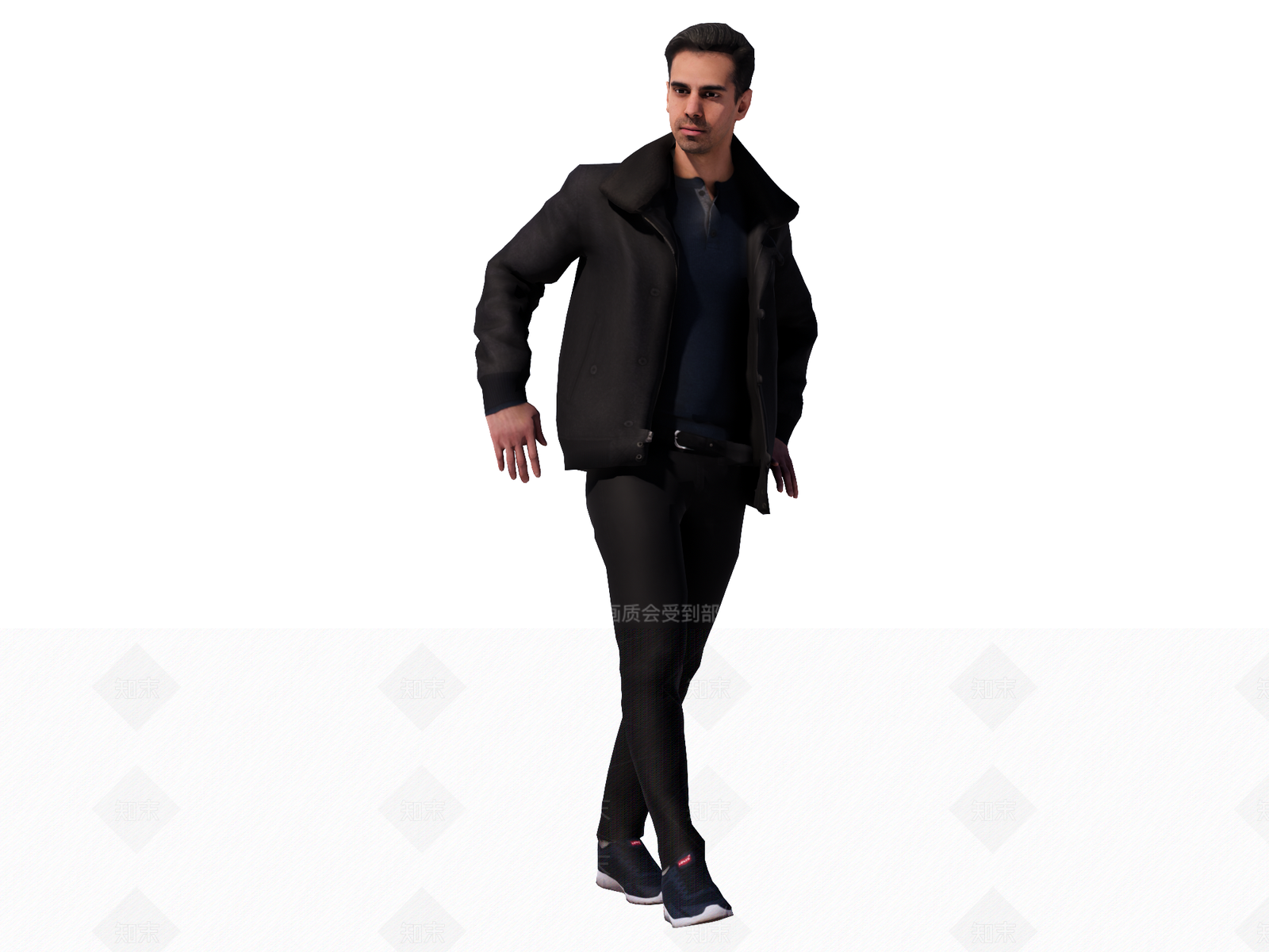 男人SU模型下载【ID:1234553284】