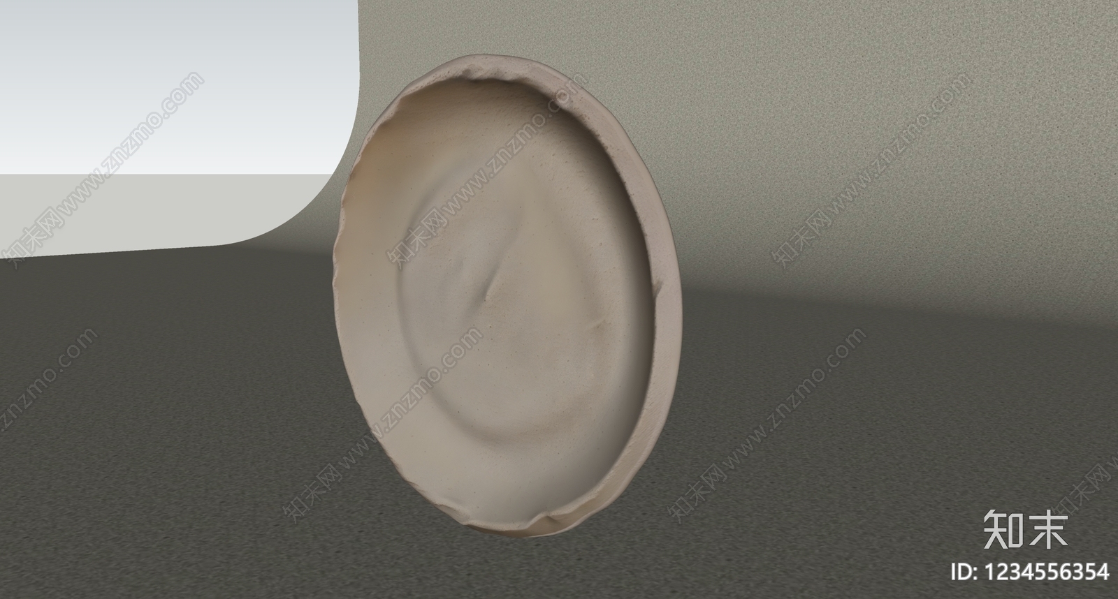 侘寂餐具SU模型下载【ID:1234556354】