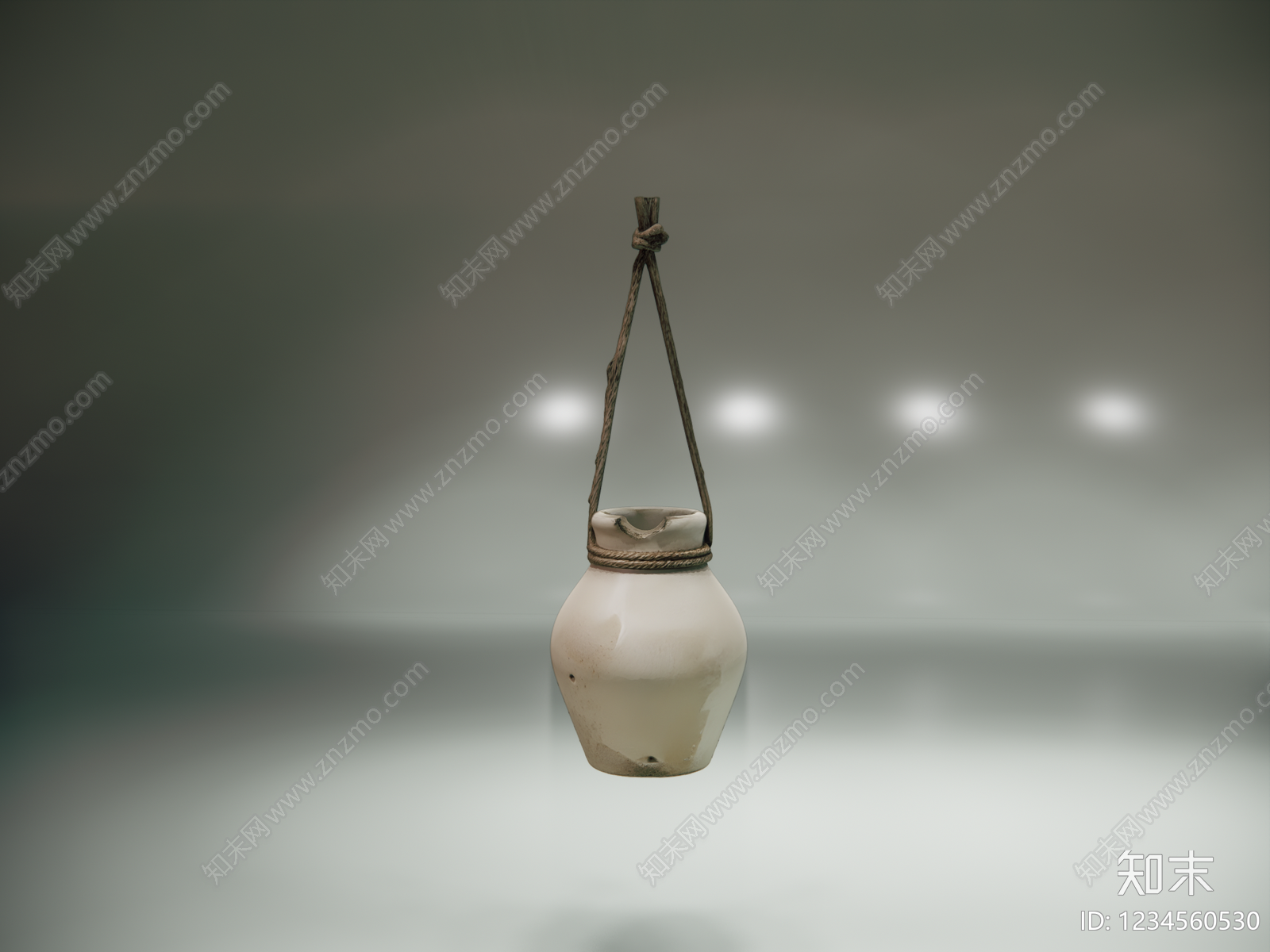 侘寂挂件SU模型下载【ID:1234560530】
