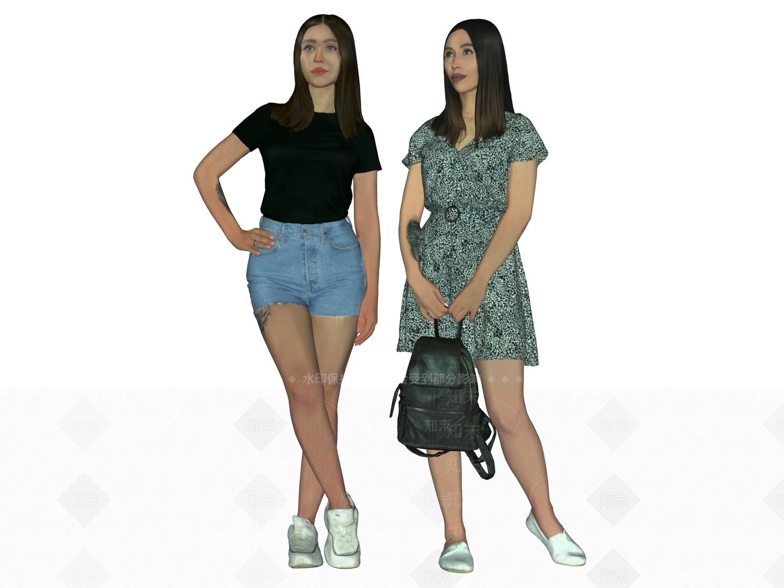 女人SU模型下载【ID:1234561173】