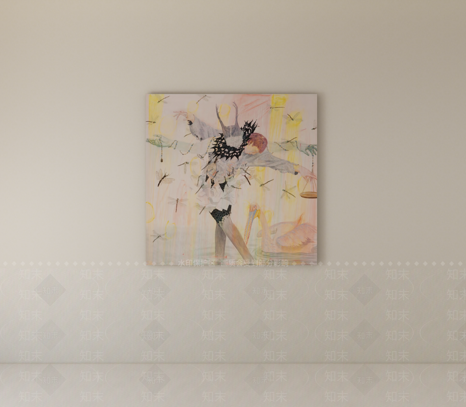 极简挂画SU模型下载【ID:1234562796】