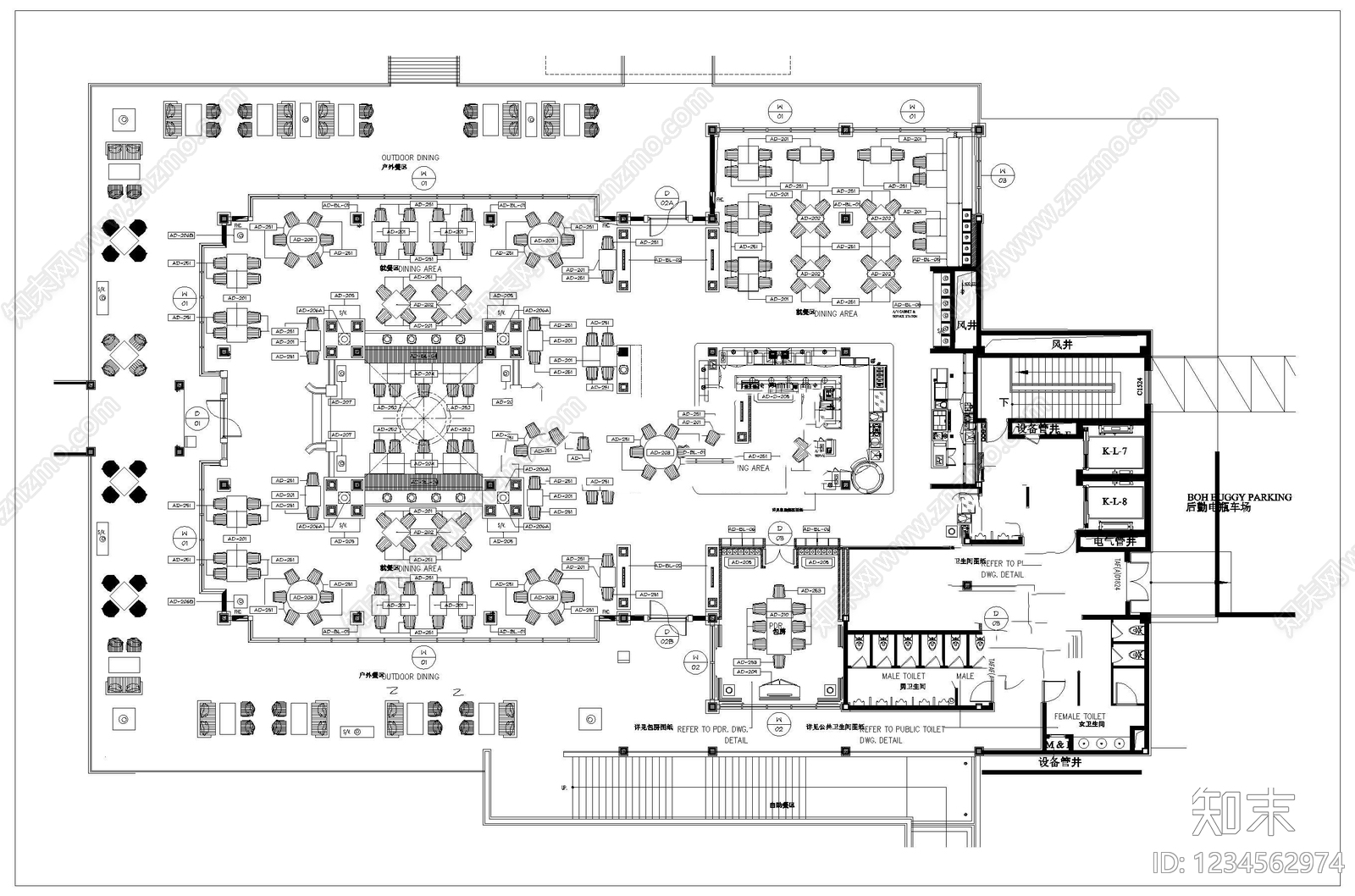 餐饮建筑CAD图纸