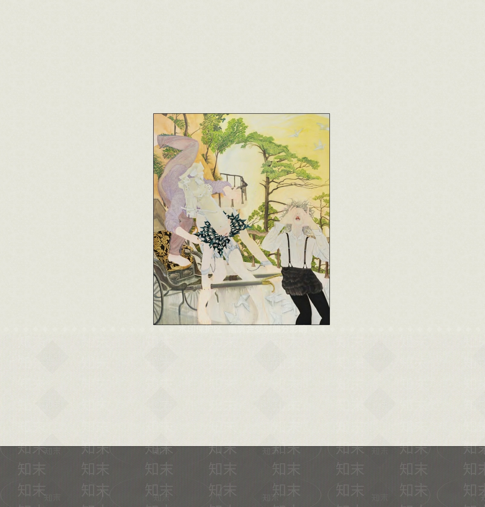 极简油画SU模型下载【ID:1234562943】
