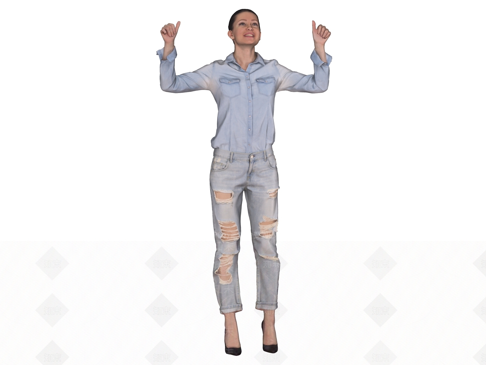 女人SU模型下载【ID:1234563062】