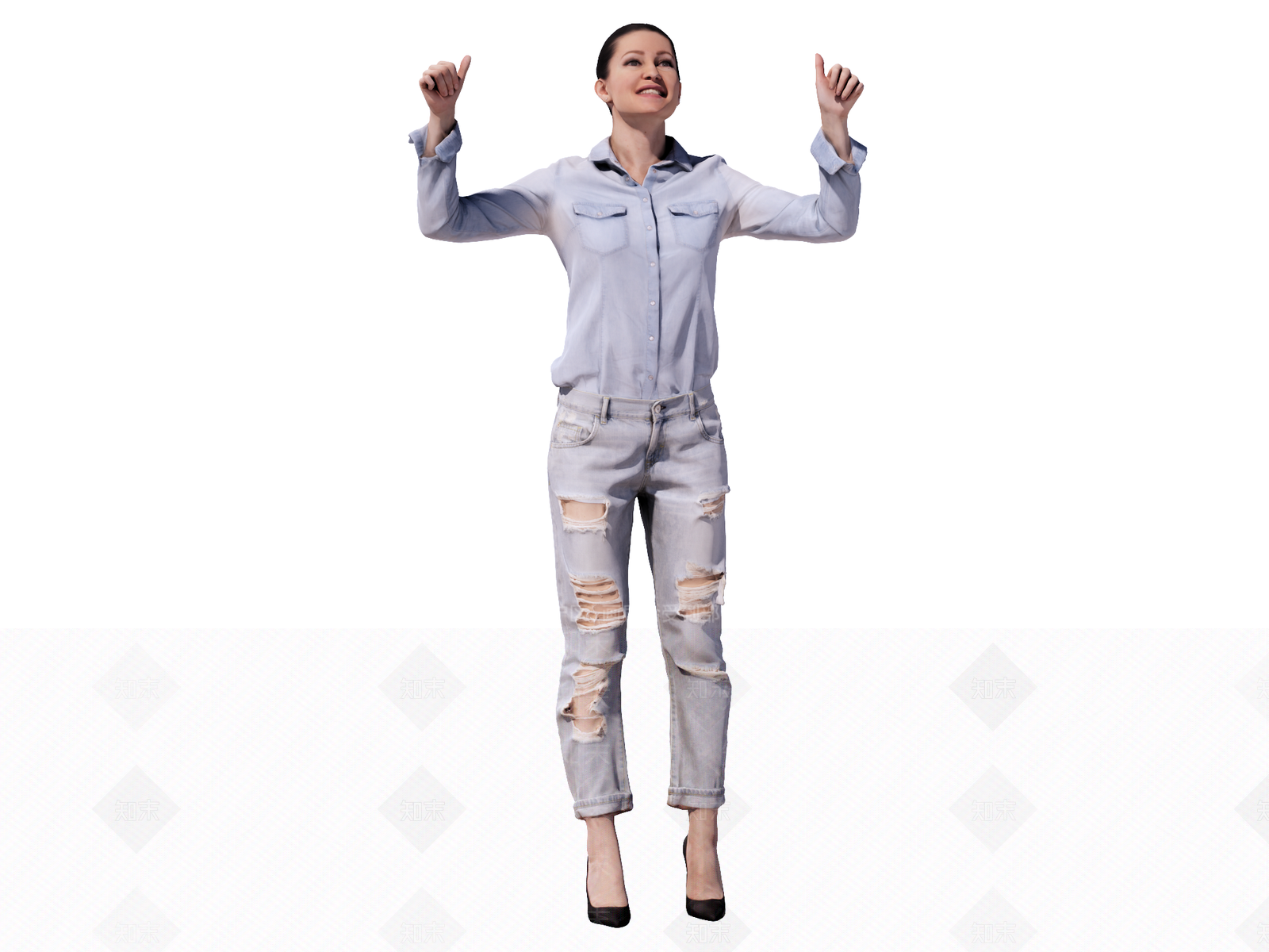 女人SU模型下载【ID:1234563062】