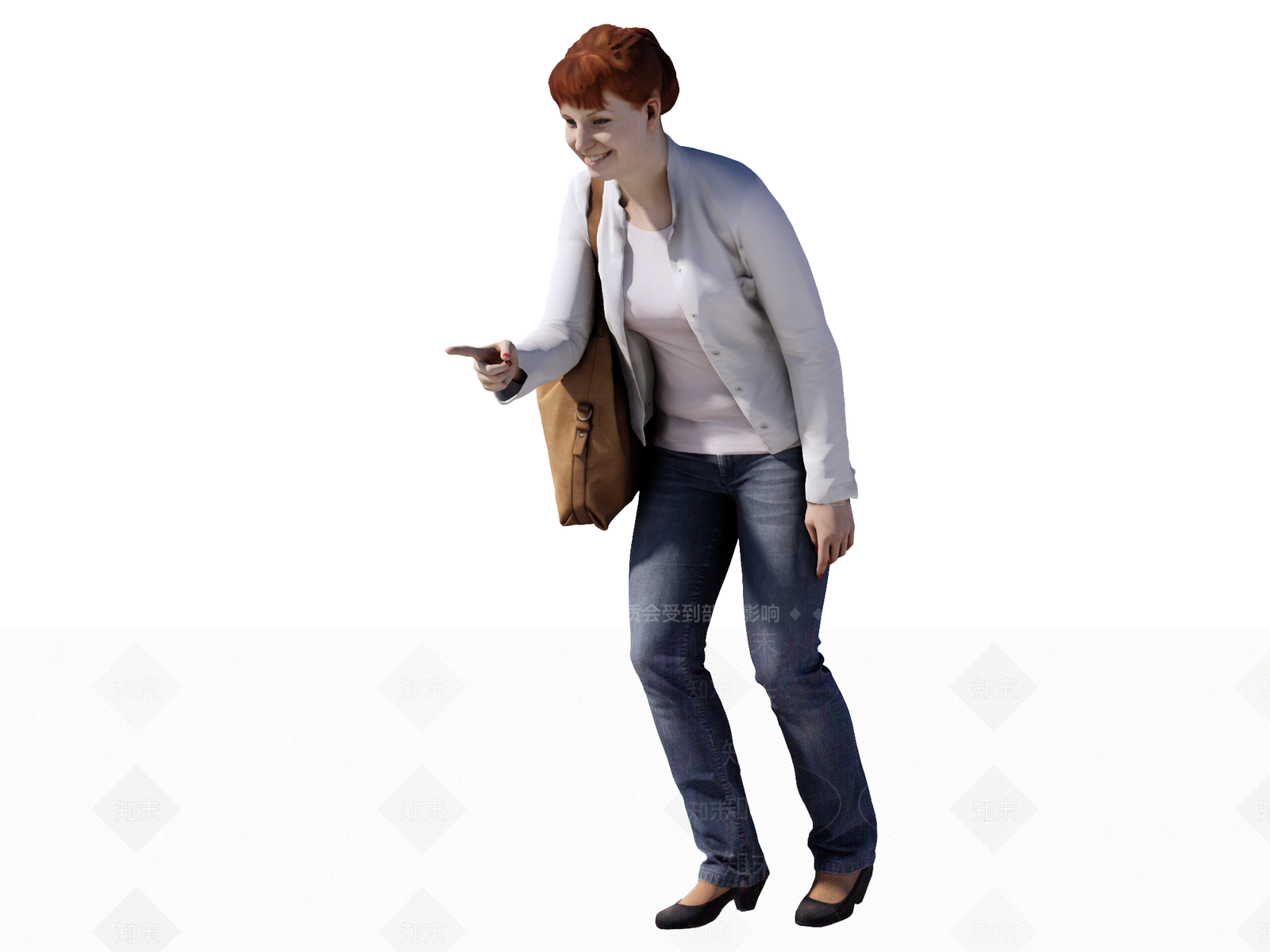 女人SU模型下载【ID:1234563058】