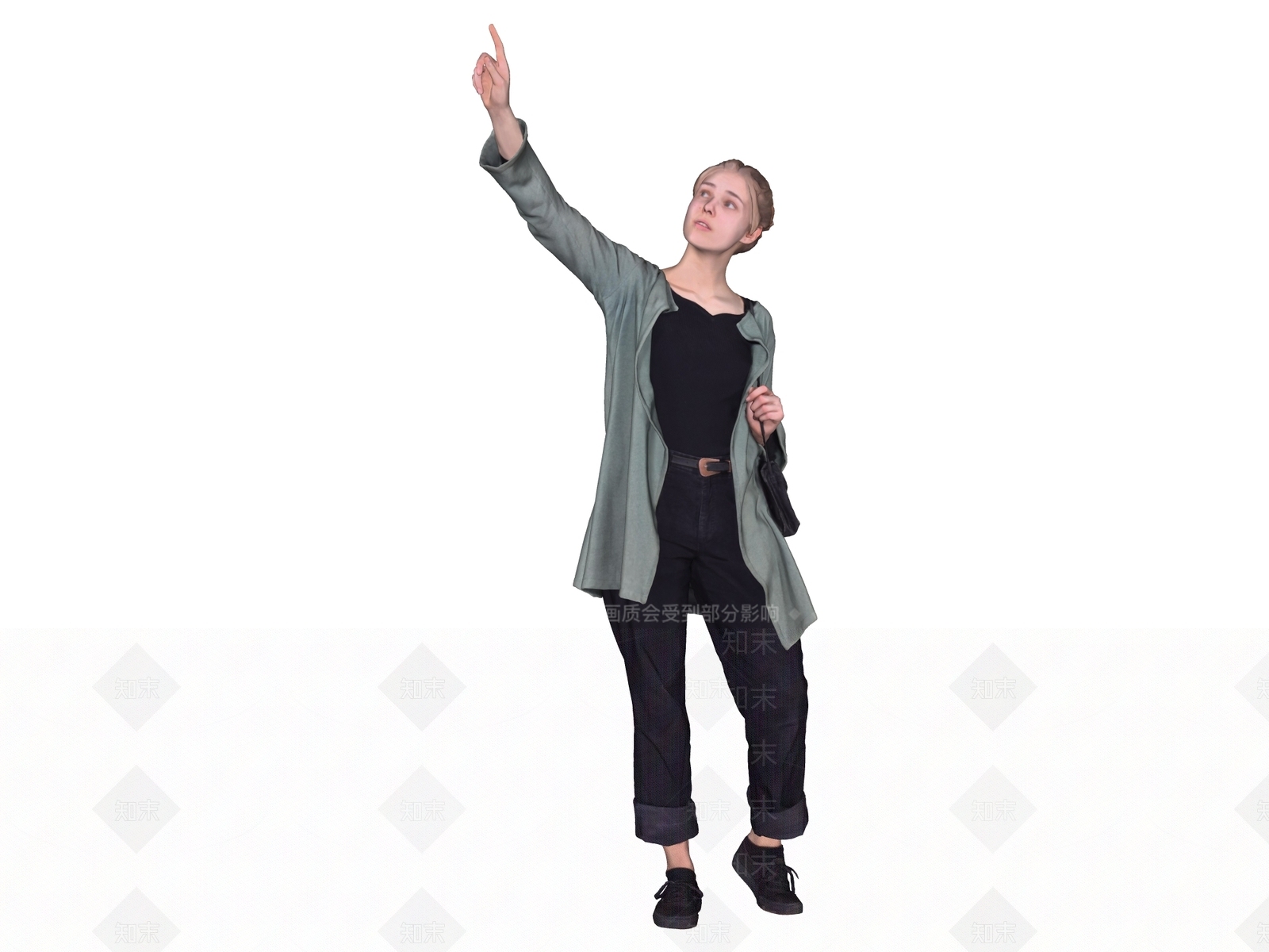 女人SU模型下载【ID:1234563137】