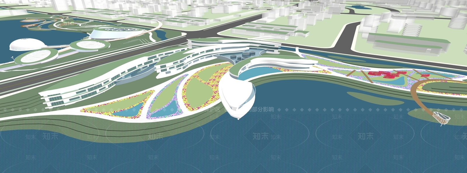 现代主义简模规划SU模型下载【ID:1234564741】