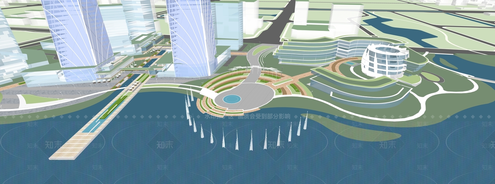 现代主义简模规划SU模型下载【ID:1234564741】