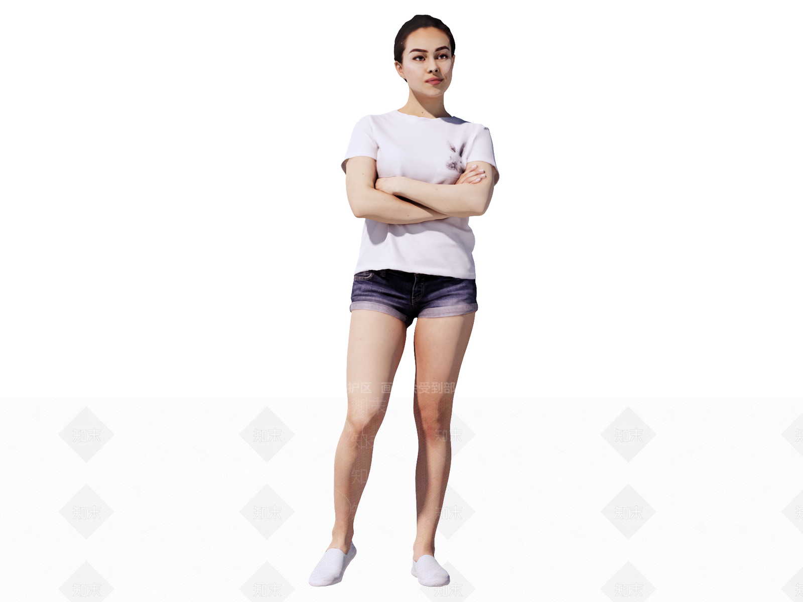 女人SU模型下载【ID:1234566234】